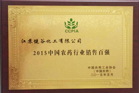 2015 China pesticide industry sales